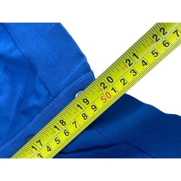 Zara Origins Mens Cardigan Sweater M Blue Silk Cotton Long Sleeve 5755/312 NWT - Picture 10 of 11